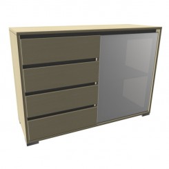 Palmberg Modulschrank Select 2OH Breite 118cm SEM21184S, konfigurierbar 