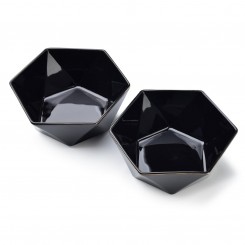 Mondex Porzellanschalen 2er Set RALPH schwarz HTDB85155 