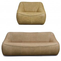 Montis Ringo Serie, Sessel lederbezogen 