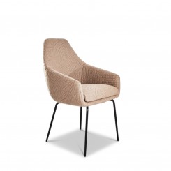 Montis Vico Stuhl mit Metall 4-Fuß stoffbezogen 