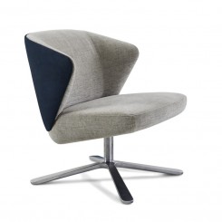 Montis Back me up Salon Sessel lederbezogen 