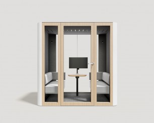 Mute. Space L Meeting Akustikkabine konfigurierbar 