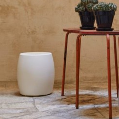 Myyour Hocker Bart Farbe weiß GS 117 