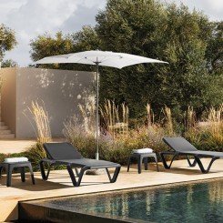 Myyour Tisch Bali 2er Set 122BALI03 Antracite