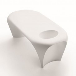 Myyour Couchtisch Lily mit integriertem Flaschenkühler Farbe weiß 10511LILY/117 