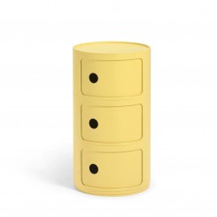 Kartell Componibili Bio 3 Fächer gelb 5970GI 