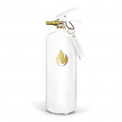 Nordic Flame Feuerlöscher weiß/gold Edition 2kg N142 