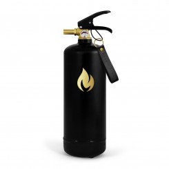 Nordic Flame Feuerlöscher schwarz/gold Edition 2kg N141-1 