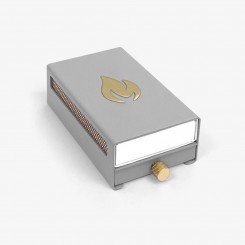 Nordic Flame Streichholzschachtel Abdeckung grau N902 