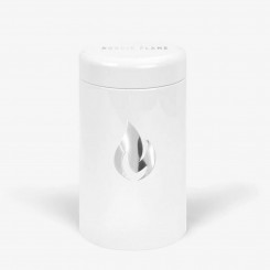 Nordic Flame Streichholzdose mit 100 Streichhölzern weiß/silber N920 