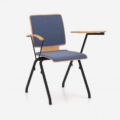 Nowy Styl Axo 21 Vierbeinstuhl mit Schreibtablar und Armlehne, konfigurierbar 