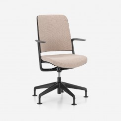 Nowy Styl Bürodrehstuhl With Me gepolstert, uph P PRF Black konfigurierbar 