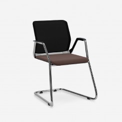 Nowy Styl YouTeam Besucherstuhl CF Mesh, Freischwinger, stapelbar, konfigurierbar 