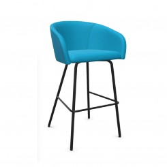 Nowy Styl Naudu, Barhocker H 4L, SH 81 cm, gepolstert, konfigurierbar 