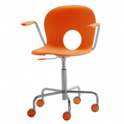 Rexite Armlehn Drehstuhl auf Rollen höhenverstellbar Olivia 2505. 