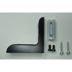 Assmann Anschraubwinkel 9x9 cm schwarz 