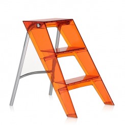 Kartell Klappleiter Upper orangerot 703071 
