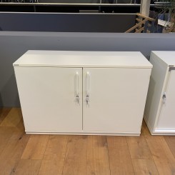 Palmberg Drehtürenschrank 2OH weiß Ausstellungsstück 