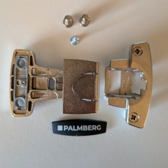 Palmberg Scharnier, P2 für Melamindrehtür, Ersatzteil, ZBEBTB0020 
