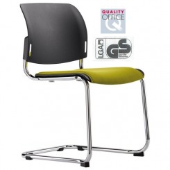 Nowy Styl Freischwinger mit Sitzpolster Passu 32, konfigurierbar 