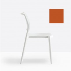 Pedrali Ara 310 Stuhl orange, 4er Set