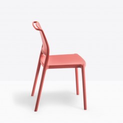 Pedrali Ara 310 Stuhl rot, 4er Set