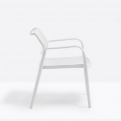 Pedrali Ara 316 Stuhl, Lounge weiß, 2er Set