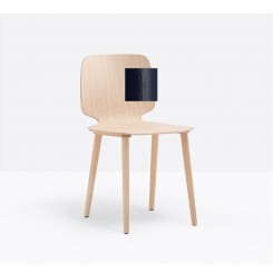 Pedrali Babila 2700 Esche dunkelblau, 1 Stück