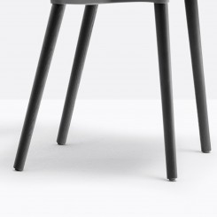 Pedrali Babila Stuhl 2755 Gestell: Anthrazit, Sitz: grau