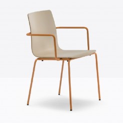 Pedrali Inga Stuhl mit Armlehnen 5604, 2 Stück 