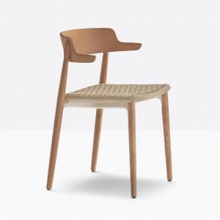 Pedrali Nemea 2827, Stuhl, 2er Set Esche gebeizt, 2x