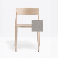 Pedrali Nemea 2820, 4 Beinstuhl grau, 2x