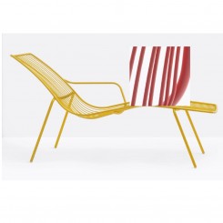 Pedrali Nolita Sonnenliege 3654 rot, 2er Set