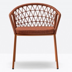 Pedrali Armlehnstuhl Panarea 3675-D24 Outdoor terracotta, 2er Set