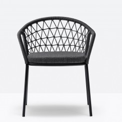 Pedrali Armlehnstuhl Panarea 3675_D25 Outdoor schwarz