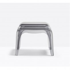 Pedrali Pasha 661 Pouf transparent grau