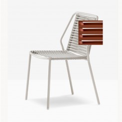 Pedrali Philia Outdoor Stuhl 3900, 2 Stück weiß_terracotta