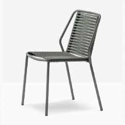 Pedrali Philia Outdoor Stuhl 3900, 2 Stück olivgrün_olivgrün