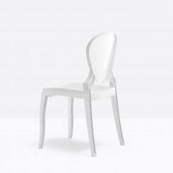 Pedrali Queen 650 Stuhl weiß, 4er Set