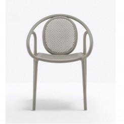 Pedrali Remind Stuhl 3735 recycled grey, 4er Set