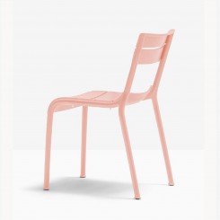 Pedrali Souvenir Stuhl 550, 550R rosa, 4er Set