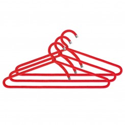 Peppermint Products ROPE HANGER Textil-KLEIDERBÜGEL aus Seil 3er Set Rot PMP_0035_RE_00 