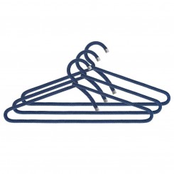 Peppermint Products ROPE HANGER Textil-KLEIDERBÜGEL aus Seil 3er Set Blau PMP_0035_BU_00 