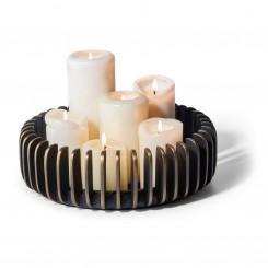 Philippi BILBAO Schale antique-goldfarbenes Aluminium 238039 