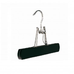 Pieperconcept Hosenhalter Union 5 Buche schwarz poliert, Gestell silberfarbig 1401.22.000 
