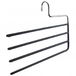 pieperconcept Schrankbügel 274 schwarz/silber rutschhemmend 3470.62.000 