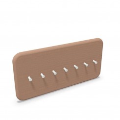 Cascando Pillow Wall, Akustik Wandpaneel mit 7 Mantelhaken 40x80cm 6005.P0 konfigurierbar 