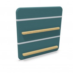 Cascando Pillow Wall Broschüre, Akustik Paneel mit 2 Ablagen 80x80cm 6016.P0 konfigurierbar 