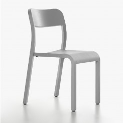 Plank Blocco Stuhl Esche grau 1475_20_20, 2 Stück 