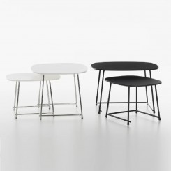 Plank Cup lounge tables, 60x50, 48x40 cm, konfigurierbar 